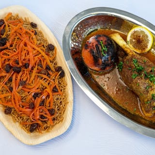 Kabuli Lamb Shanks Palow
