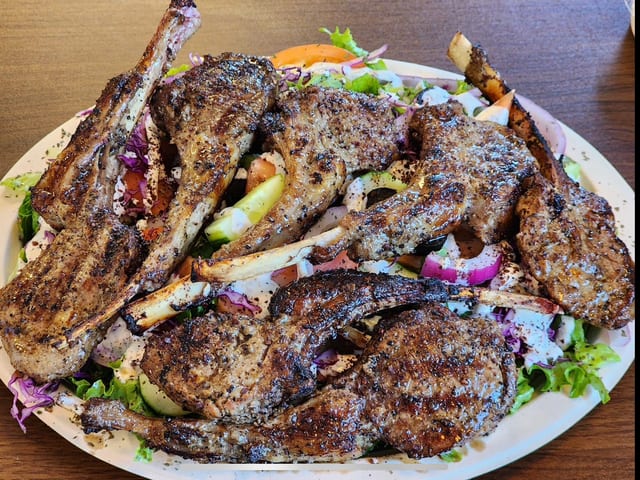 Lamb Chop Salad.