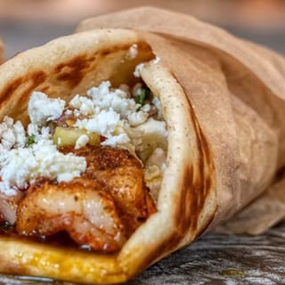 Ground Chicken Kebab Wrap