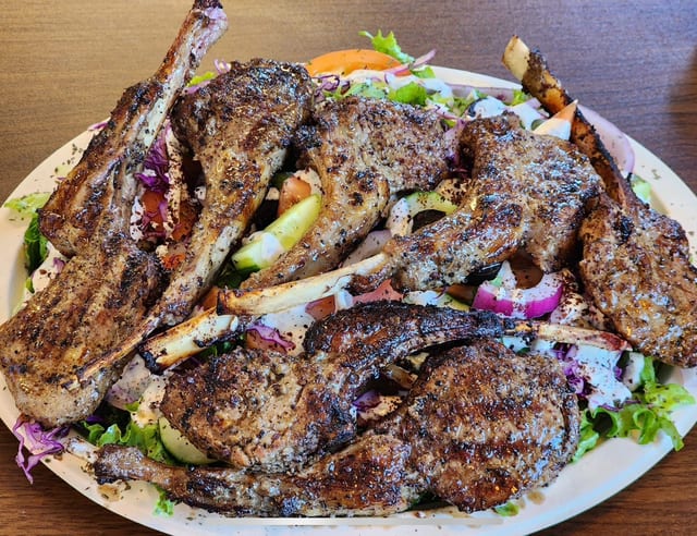 Lamb Chop Salad.