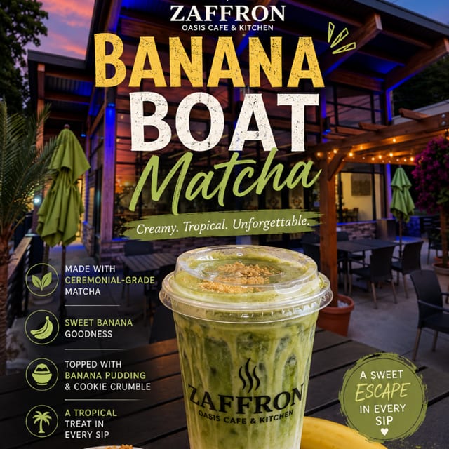 Banana Boat Matcha.