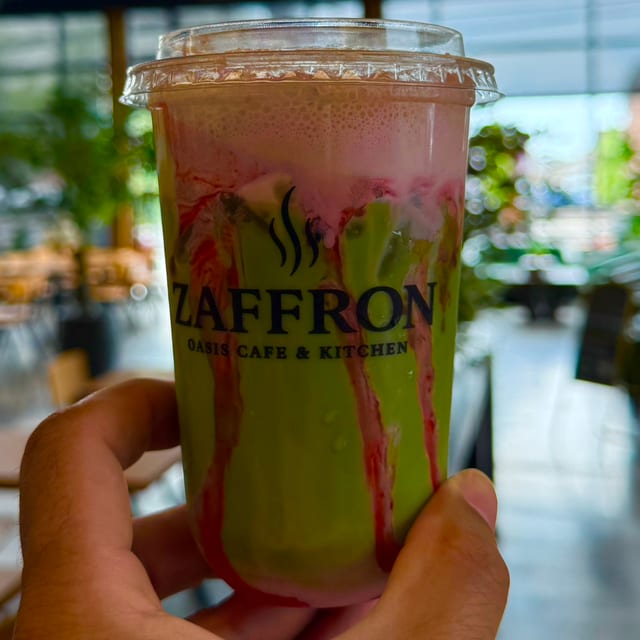 Strawberry Matcha.