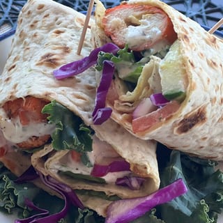 Ground Chicken Kebab Wrap