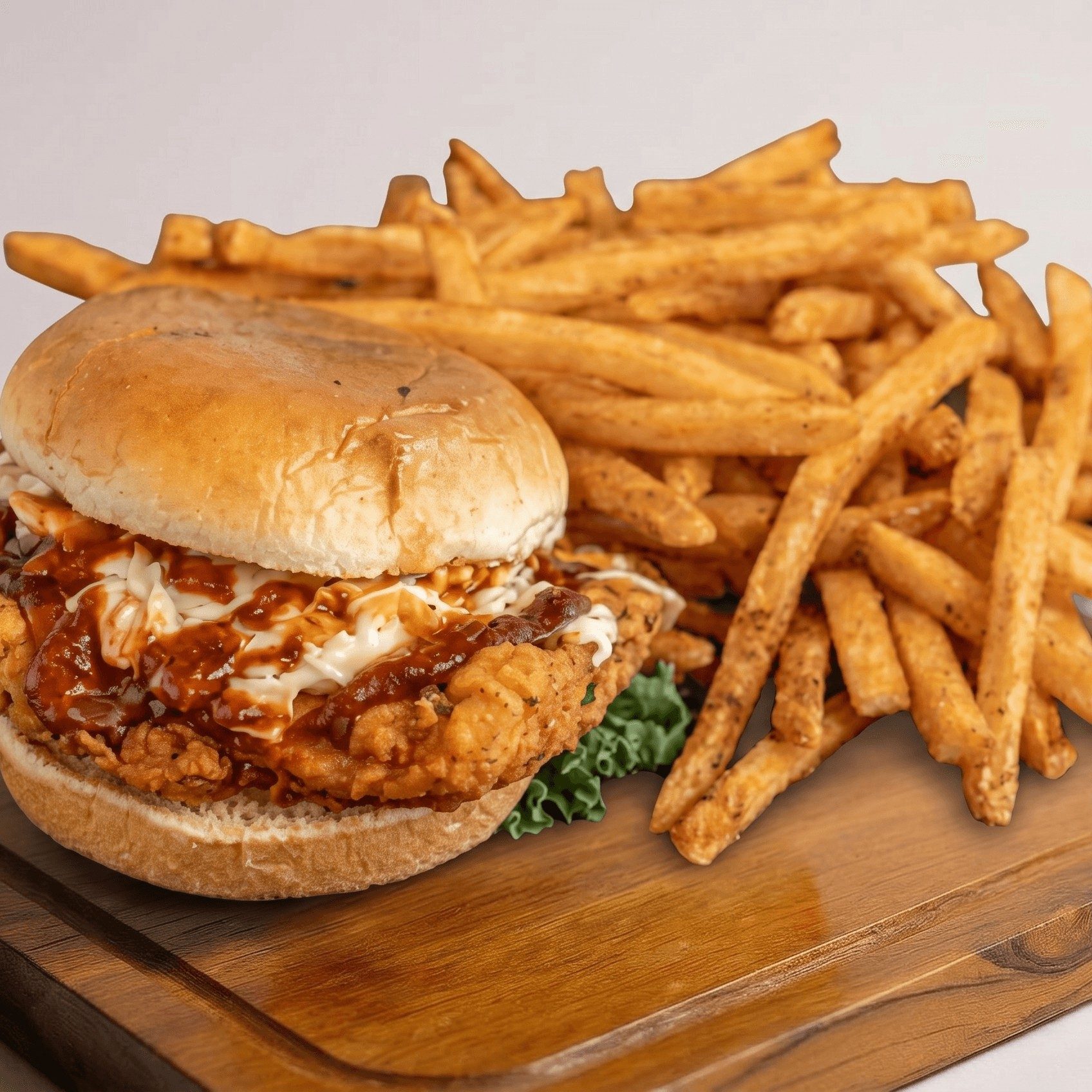 Zafire Chicken Sandwich Meal.