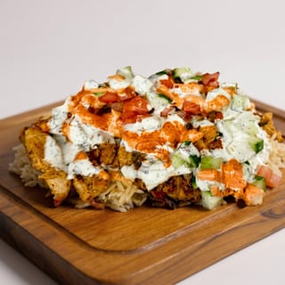 Mix (Beef & Chicken) Over Rice