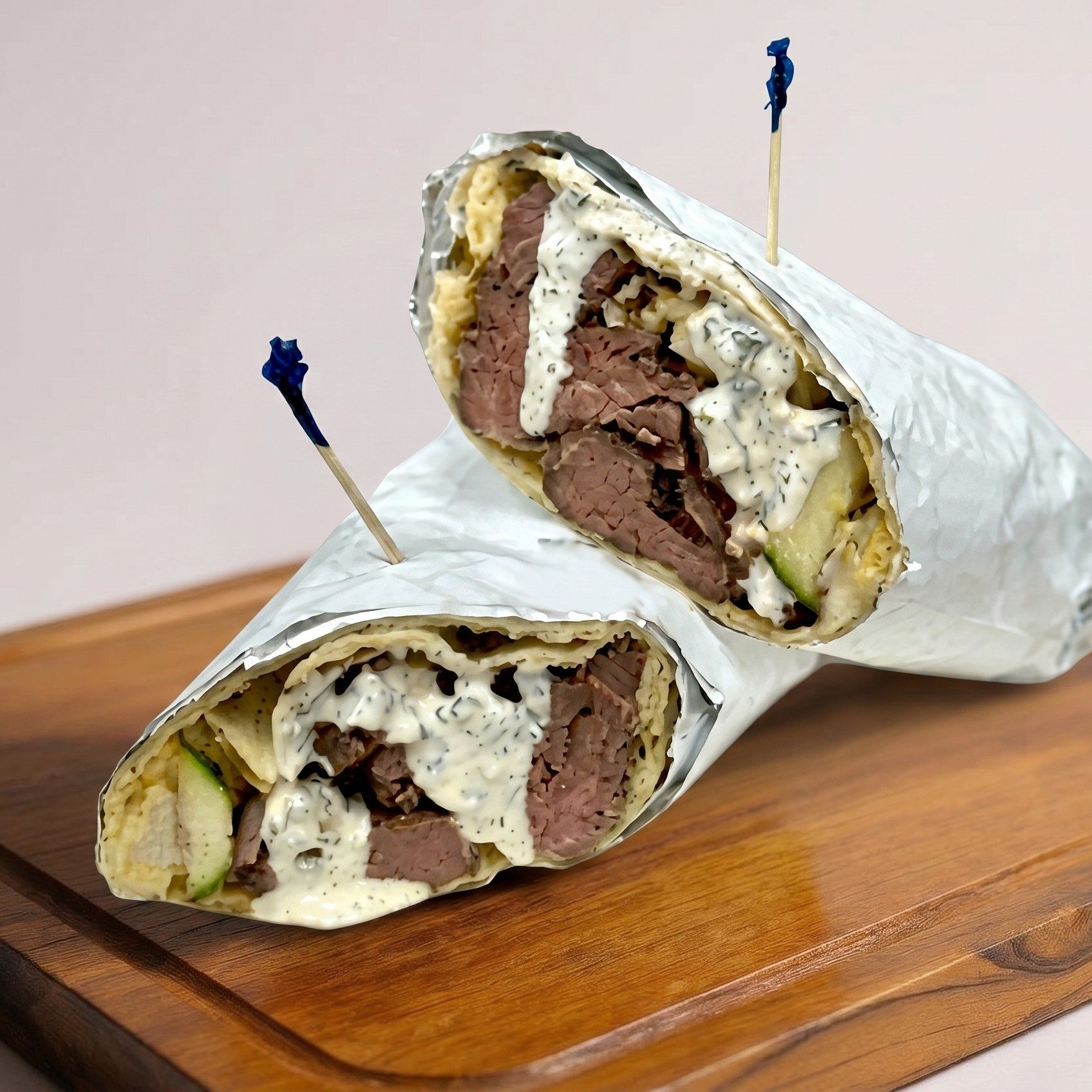 Barg Kebab (Steak) Wrap.