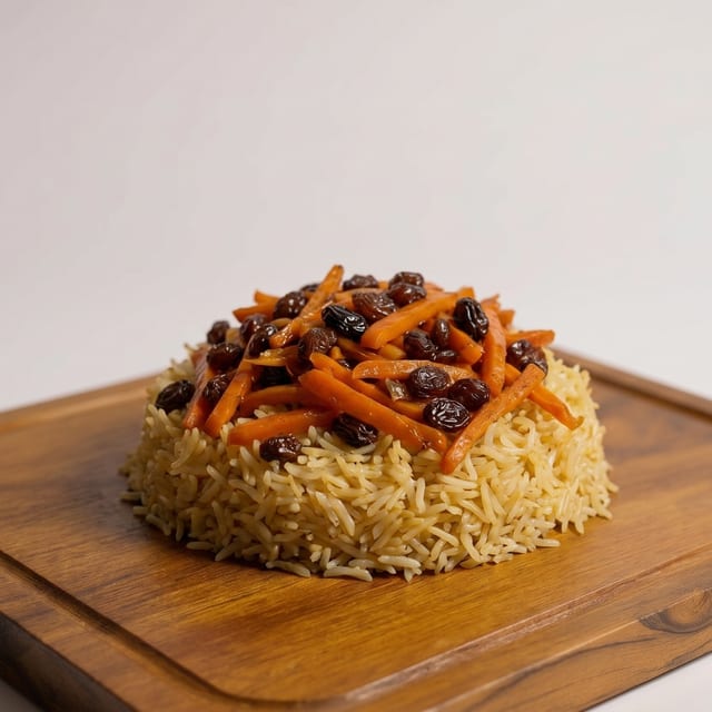 Side of Rice with Kabuli Topping.