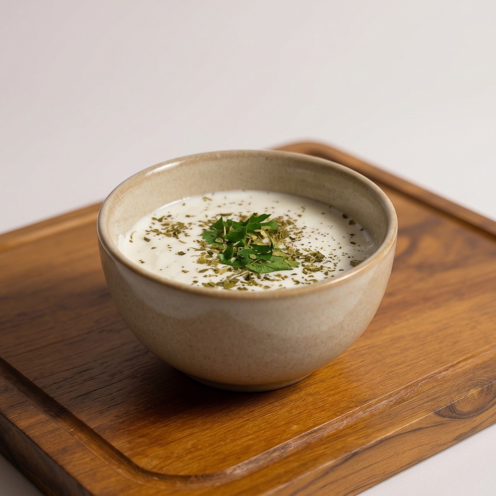 Side of Garlic Yogurt Sauce.